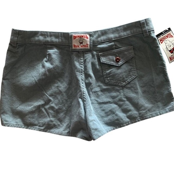 NWT Birdwell Beach Britches Wale Corduroy Shorts 14 Blue Made in USA 70s Retro - Picture 6 of 12